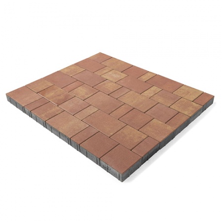 Тротуарная плитка Braer Старый город Ландхаус Рассвет, h=80