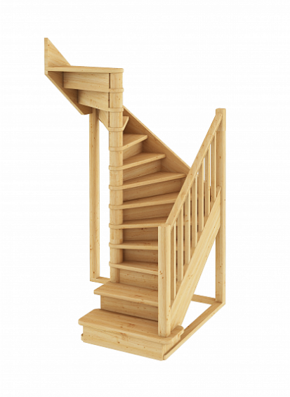 Лестница ЛС-05м без подступенков Л бук