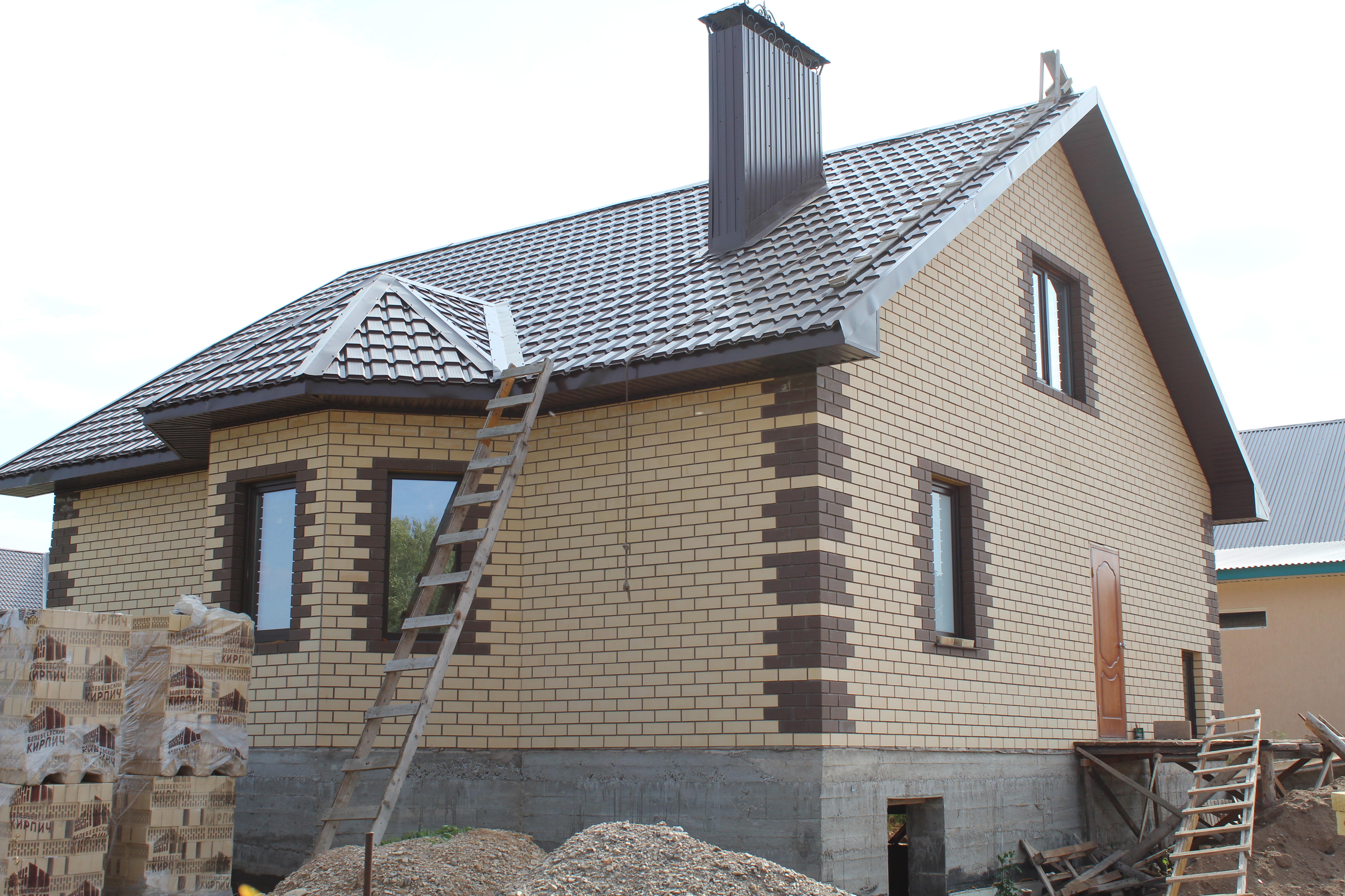 Белебеевский кирпич лицевой 1НФ имбирь гладкий