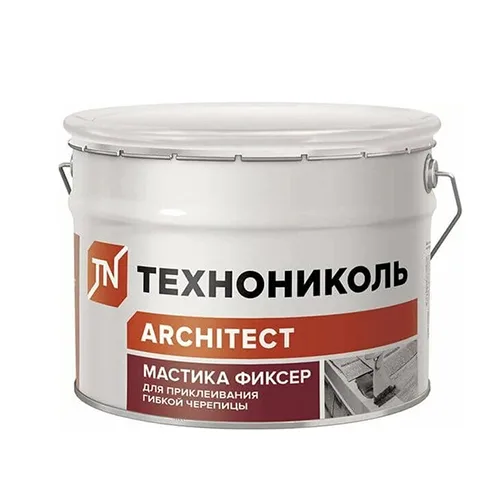 Мастика для гибкой черепицы ТЕХНОНИКОЛЬ №23 Фиксер 12 кг