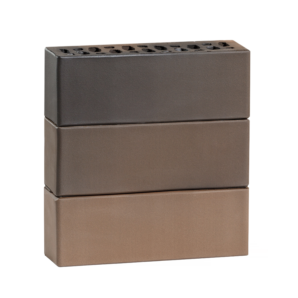 Кирпич лицевой Volgabrick Флеш Гладкий 0,9НФ 