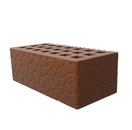 Саранский кирпич лицевой (СЗЛК) 1.4НФ какао черепаха