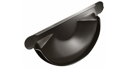 Заглушка желоба окрашенная 125*90мм