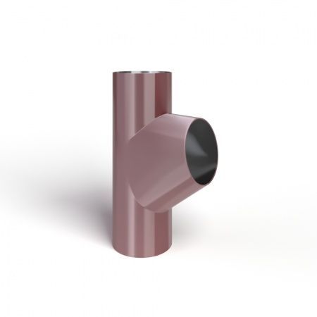 Тройник трубы D100 RAL3005