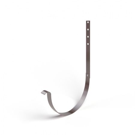 Держатель желоба D125х280 усилен. (3 мм) RAL8017