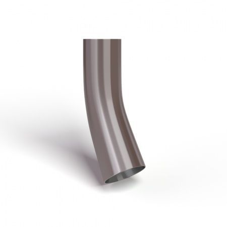 Колено трубы D90х60 градусов GS RAL8017