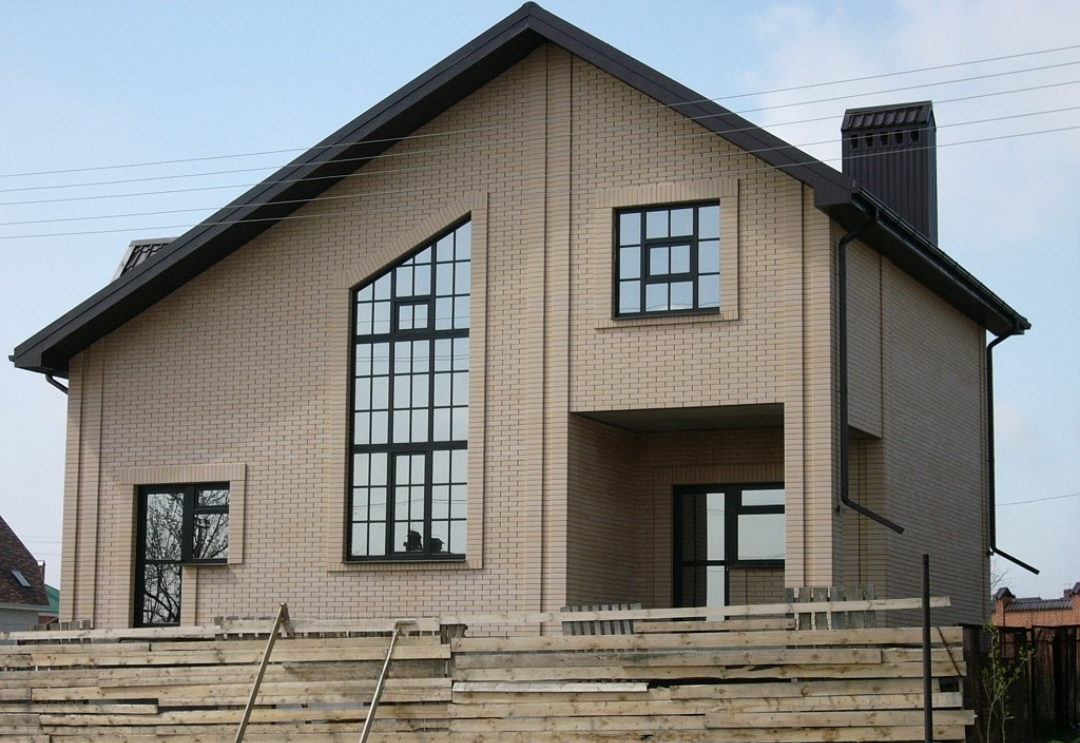 Брянский лицевой кирпич слоновая кость 1НФ