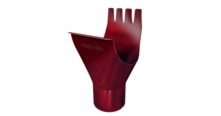 Воронка желоба 125*90мм окрашенная