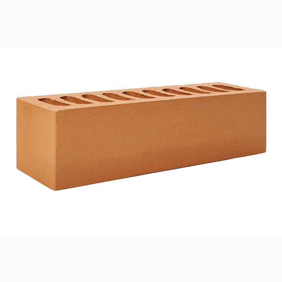 Белебеевский кирпич лицевой 0,7НФ абрикос гладкий
