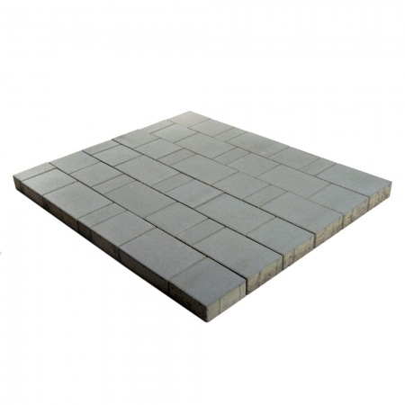 Тротуарная плитка Braer Старый город Ландхаус Серый, h=60