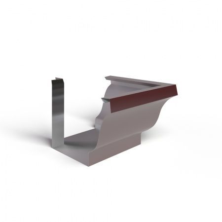 Угол желоба 120х86 наружный полиэстер RAL3005