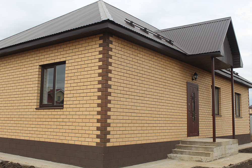 Белебеевский кирпич лицевой 1.4НФ солома рустик