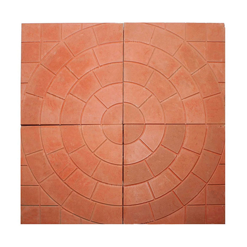 Тротуарная плитка Арт Альянс Колодец 300 х 300 х 30 Красный