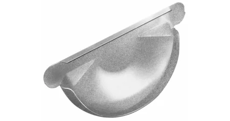 Заглушка желоба Aluzinc 125*90мм