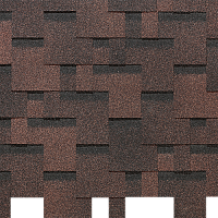 Гибкая черепица Docke Eurasia Лабиринт Коричневый