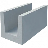 Газобетонный U-образный блок Build stone D500 500х250х250