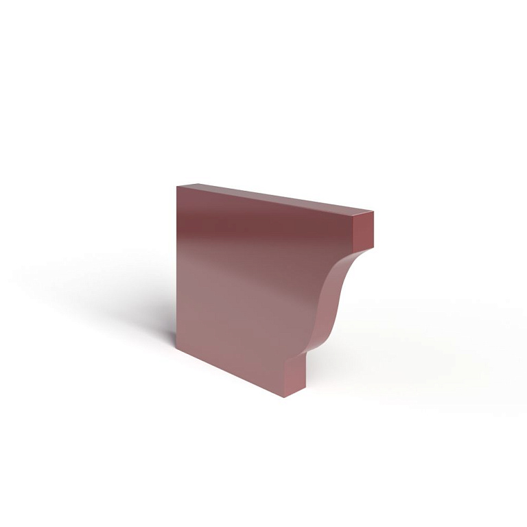 Заглушка желоба 120х86 левая