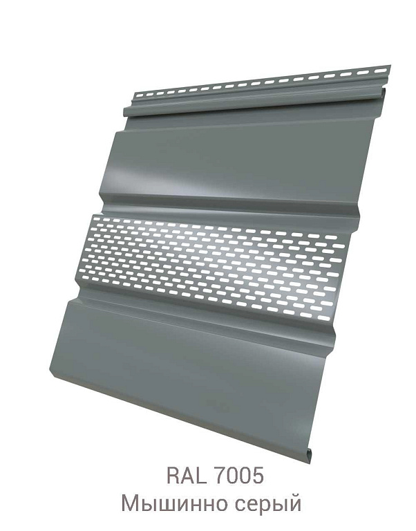 Софит металлический с частичной перфорацией Grand Line Drap 0.45